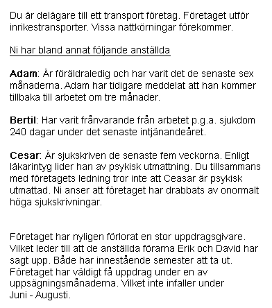 Taxitrafiktillstånd Fallstudier